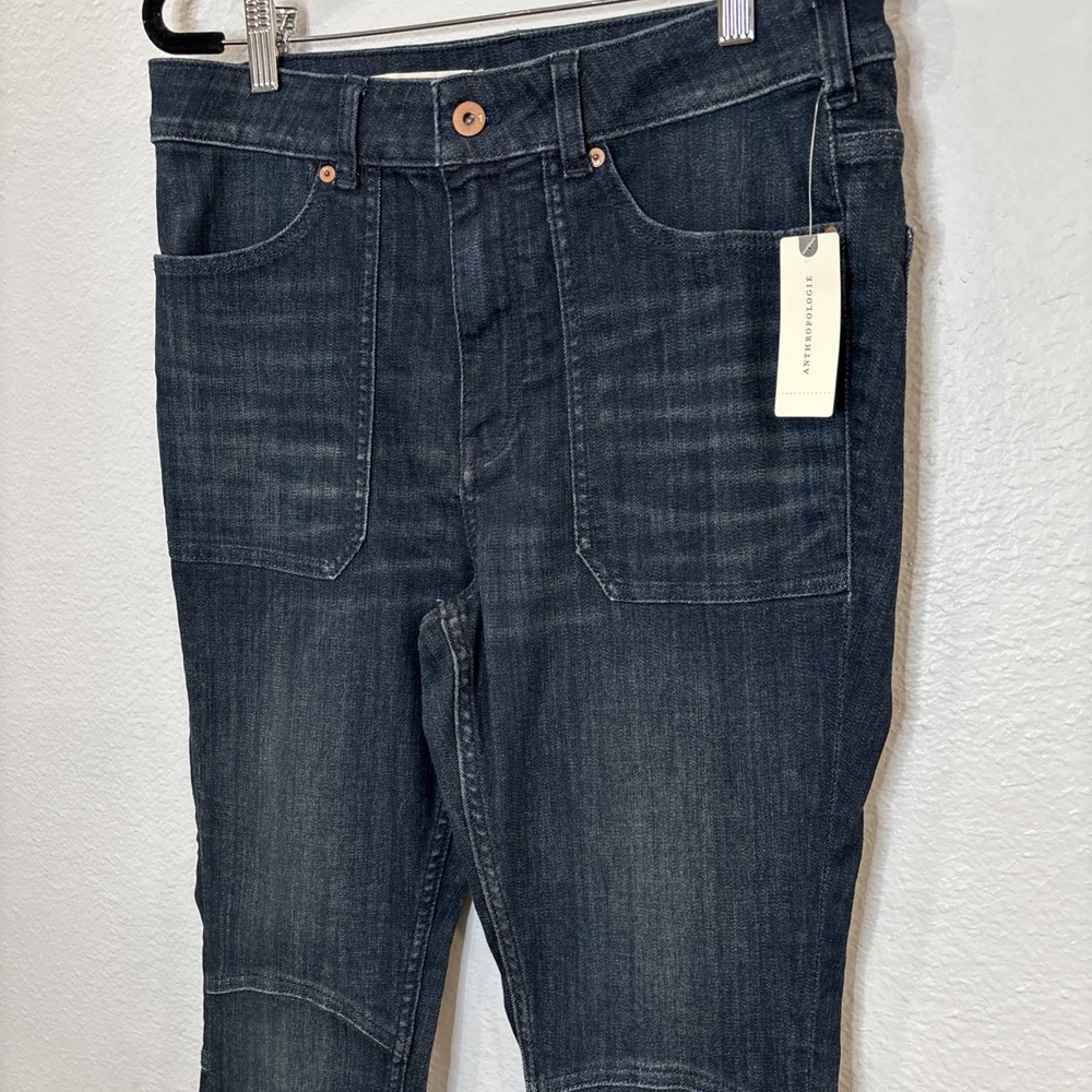 NWT Pilcro Anthropologie High Rise Denim Legging Jeans - Size 31 - Picture 2 of 8